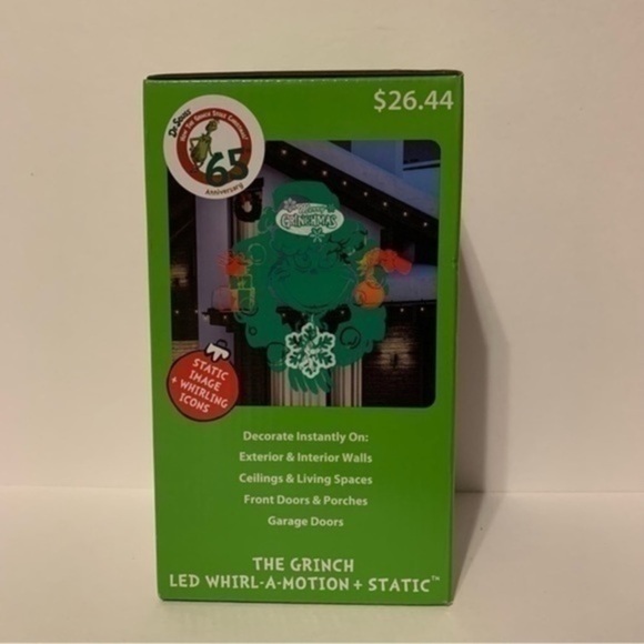 NIB. DR. SEUSS The Grinch Projector Light - Picture 5 of 5